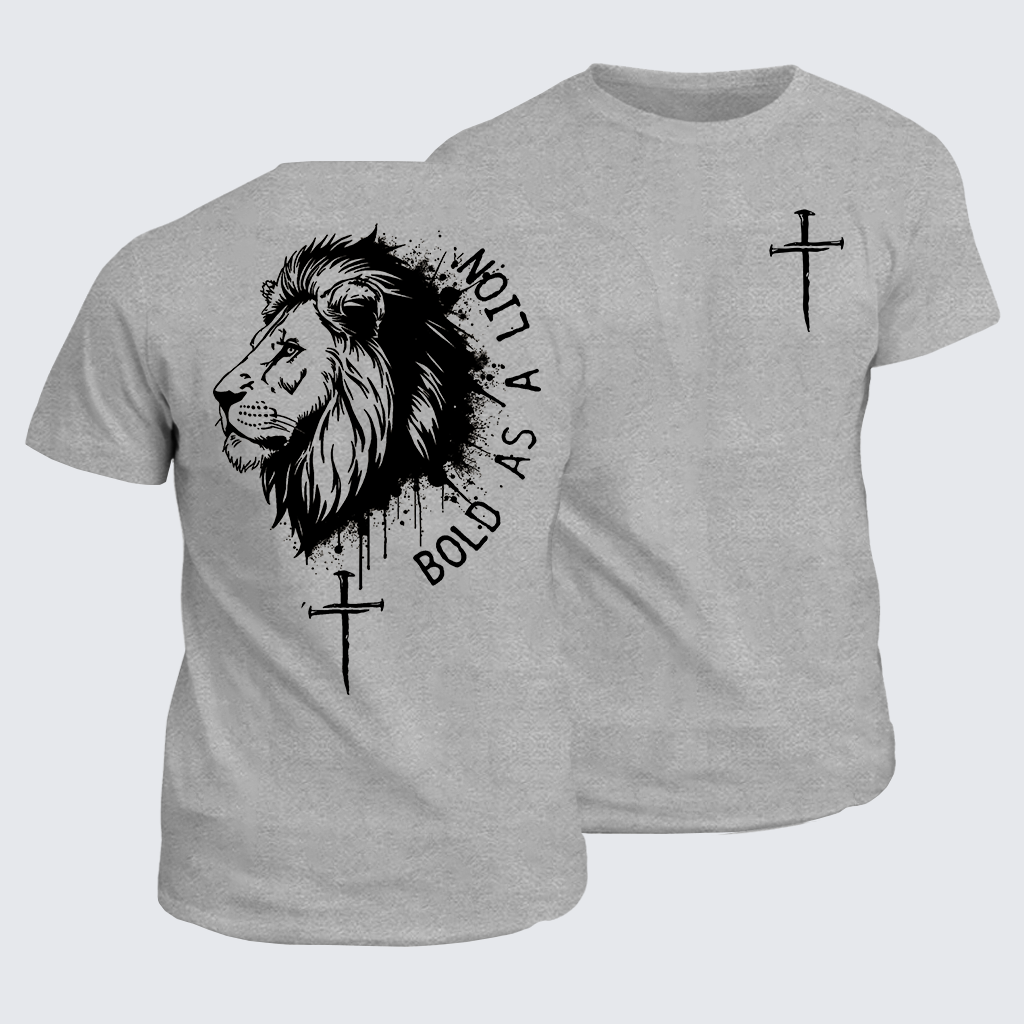 Classic Cotton Tee - Bold as a Lion