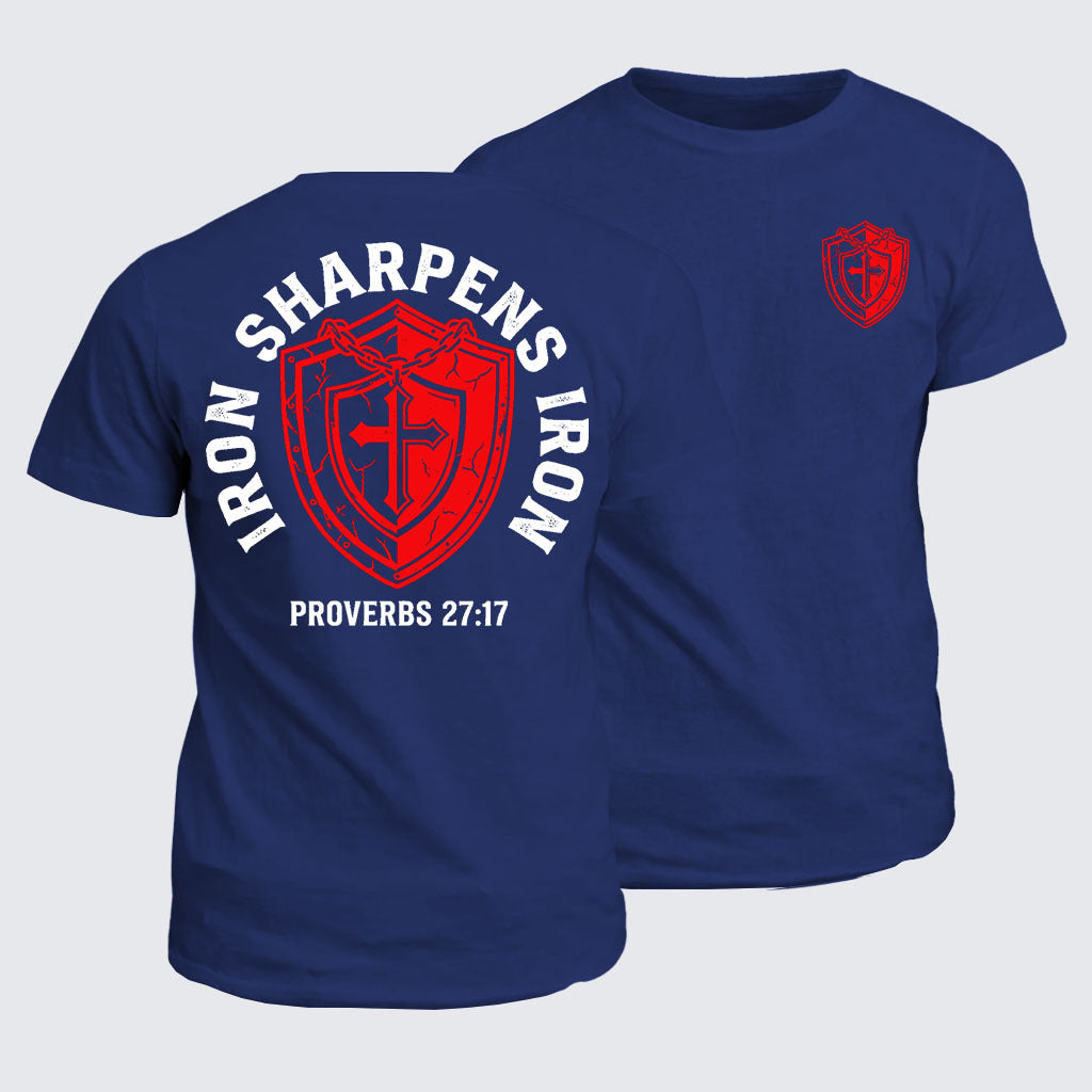 Classic Cotton Tee - Iron Sharpens Iron - Proverbs 27:17