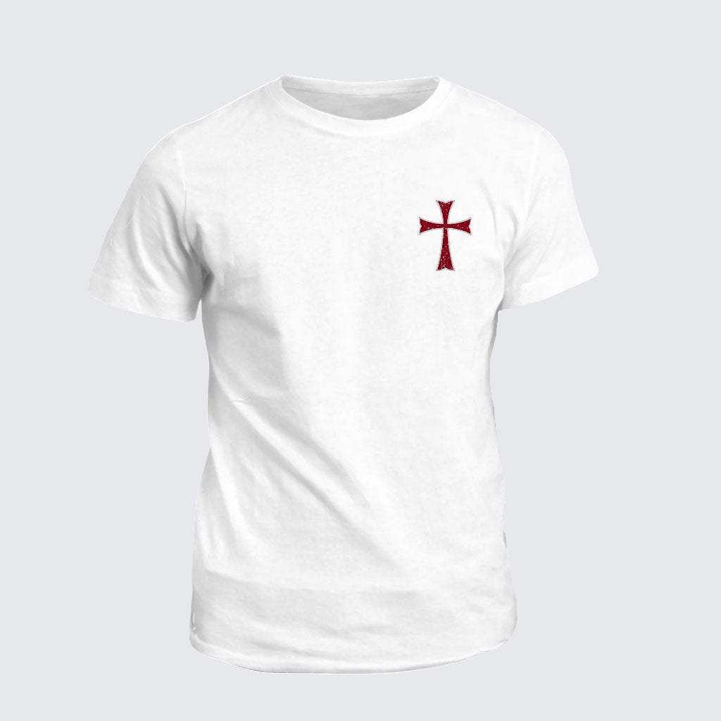 Classic Cotton Tee -  Knights Templar Crusader Cross