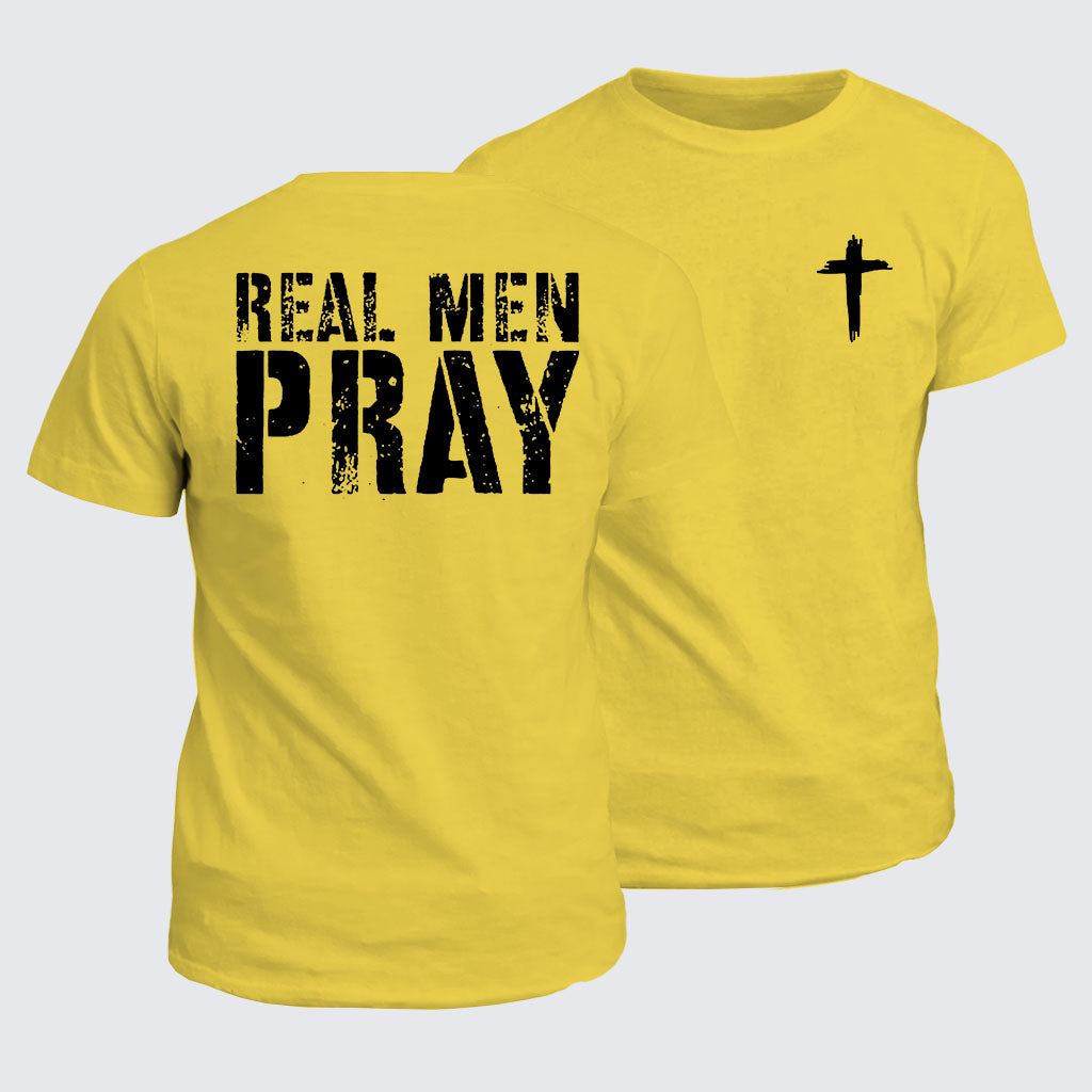 Classic Cotton Tee -  Real Men Pray
