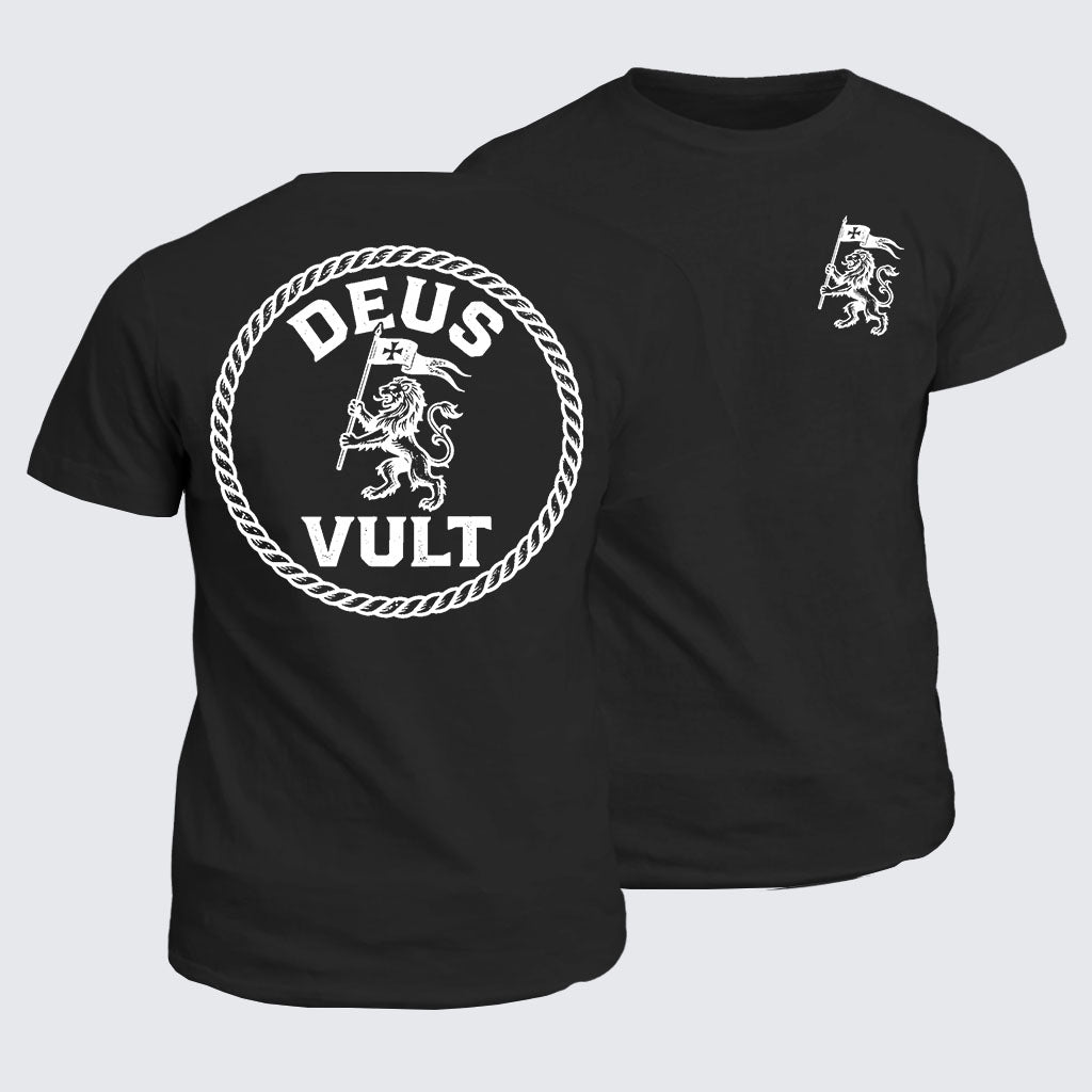 Classic Cotton Tee - Deus Vult