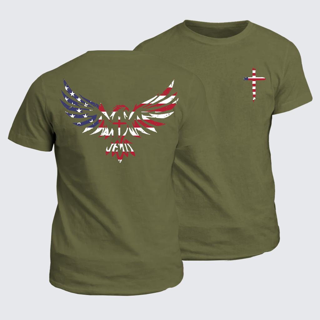 Classic Cotton Tee - Wings Like Eagles