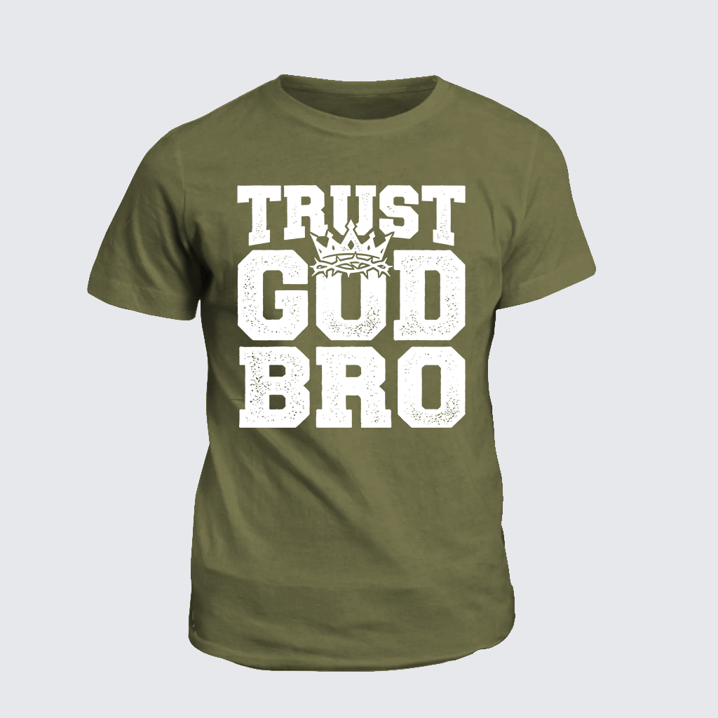 Classic Cotton Tee - Trust God Bro