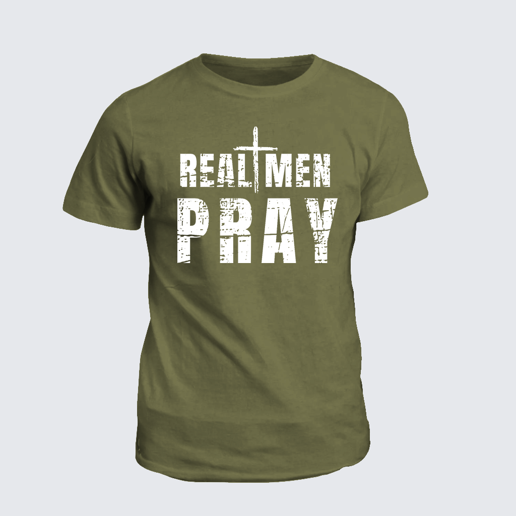 Classic Cotton Tee - Real Men Pray