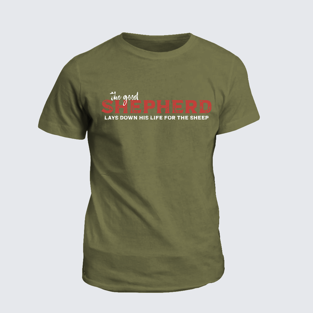 Classic Cotton Tee - The Good Shepherd Lays Down His Life For The Sheep