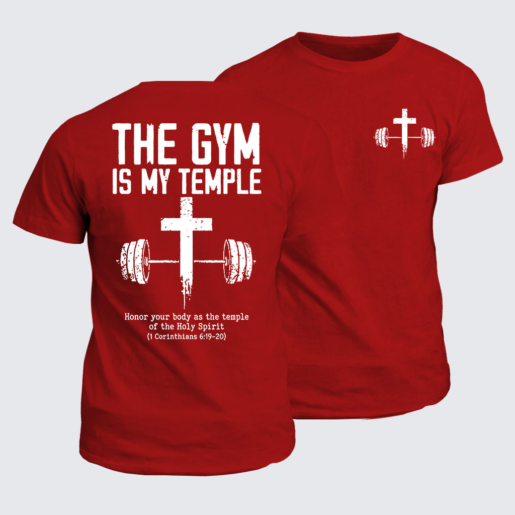 Classic Cotton Tee - The Gym Is My Temple