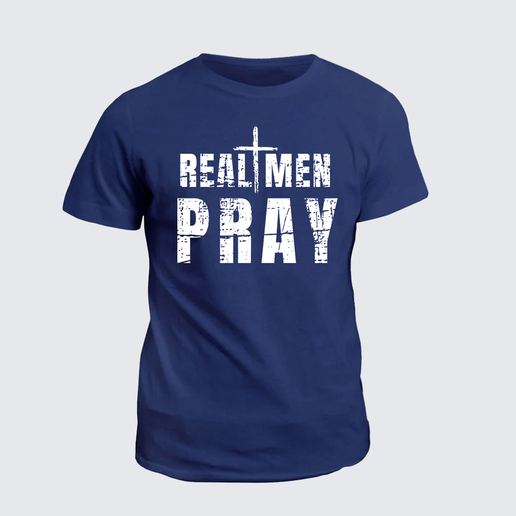 Classic Cotton Tee - Real Men Pray
