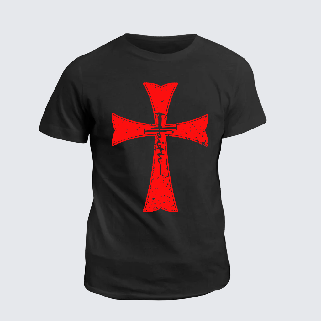 Classic Cotton Tee - Faith Cross