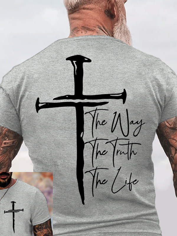 Classic Cotton Tee - Jesus The Way The Truth The Life