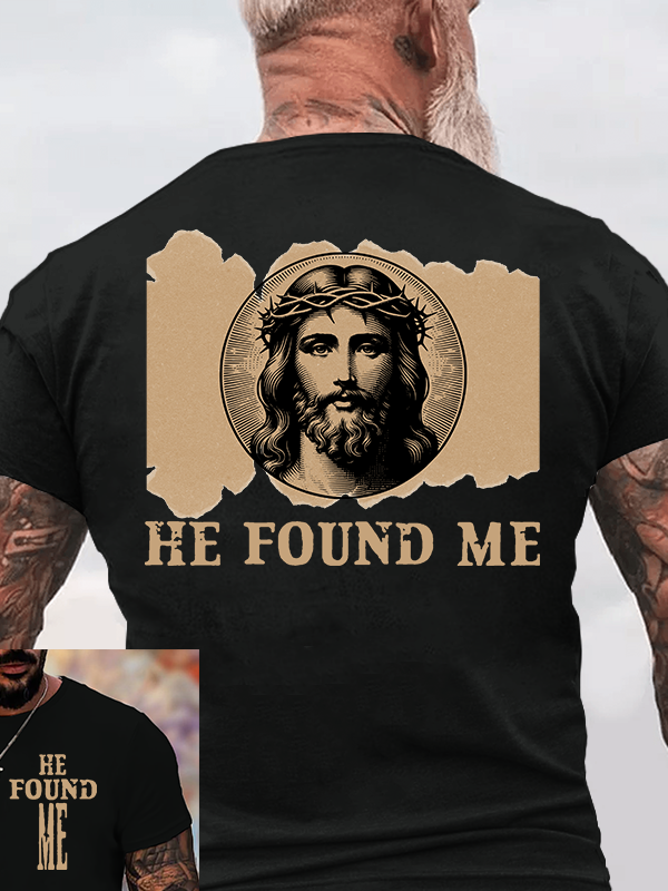 Classic Cotton Tee - He Found Me