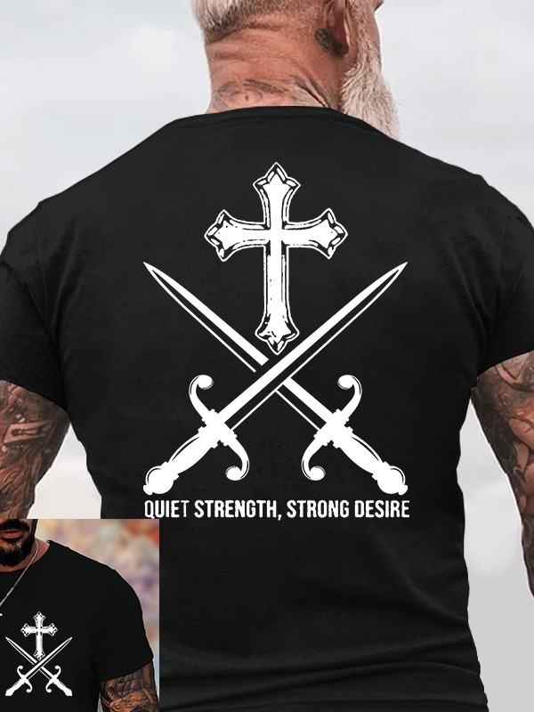 Classic Cotton Tee - Quiet Strength, Strong Desire