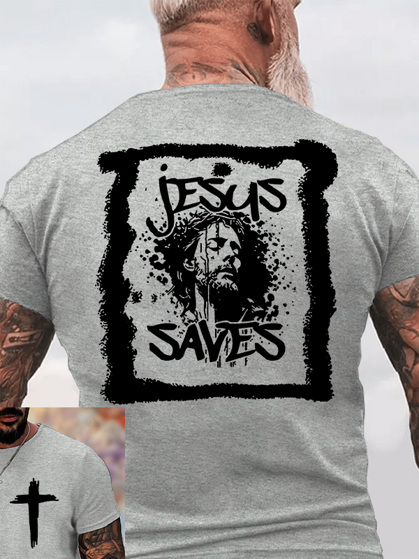 Classic Cotton Tee - Jesus Saves