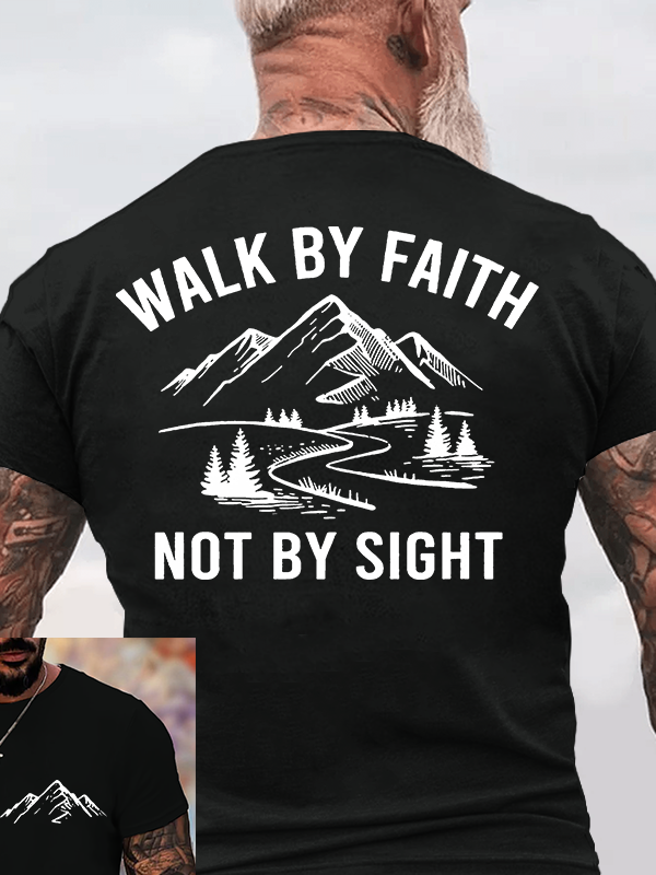 Classic Cotton Tee - Walk By Faith
