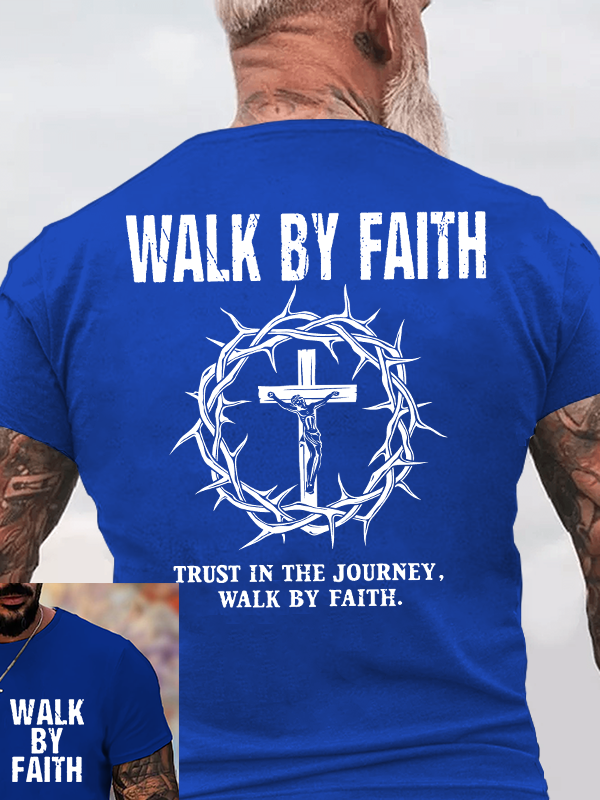 Classic Cotton Tee - Walk By Faith