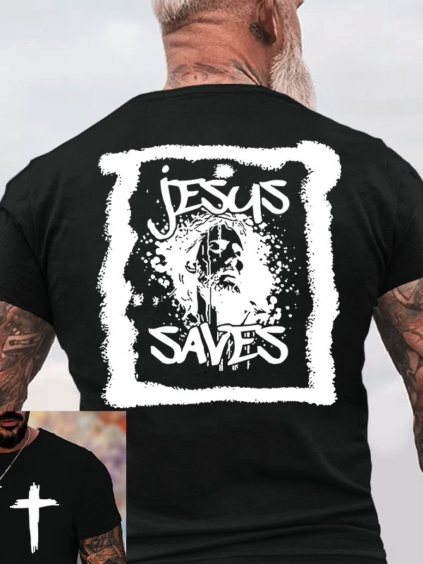 Classic Cotton Tee - Jesus Saves