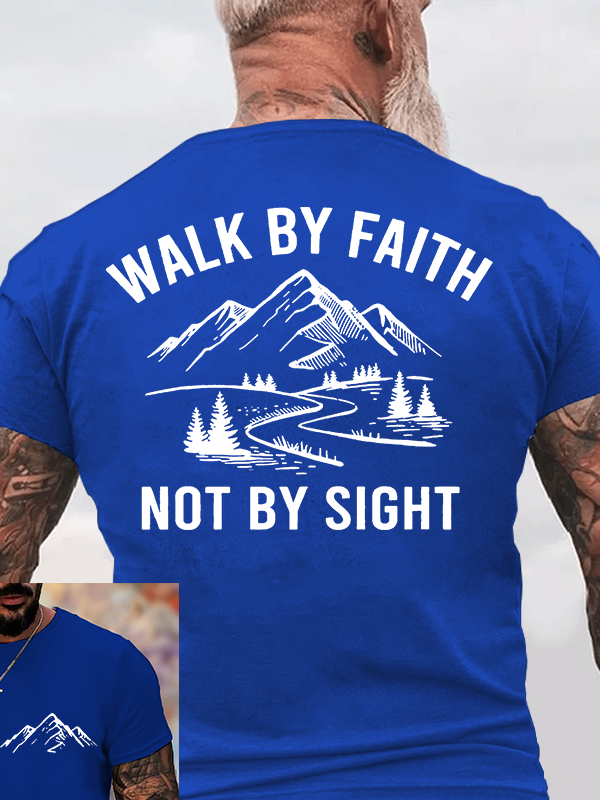 Classic Cotton Tee - Walk By Faith