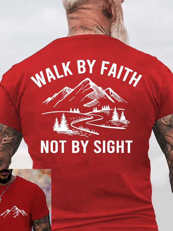 Classic Cotton Tee - Walk By Faith