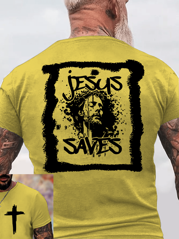 Classic Cotton Tee - Jesus Saves