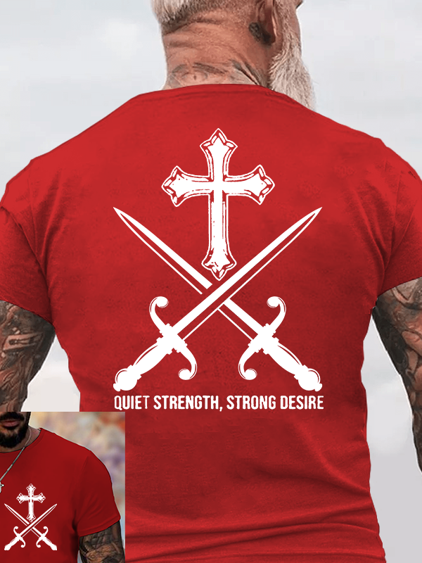 Classic Cotton Tee - Quiet Strength, Strong Desire