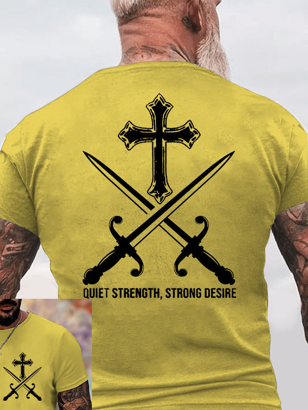 Classic Cotton Tee - Quiet Strength, Strong Desire