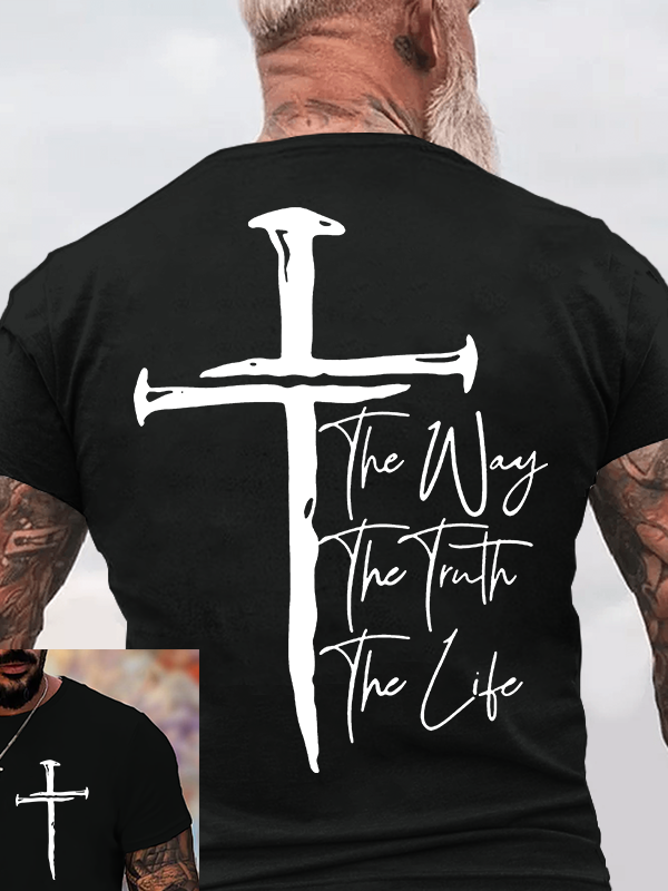 Classic Cotton Tee - Jesus The Way The Truth The Life