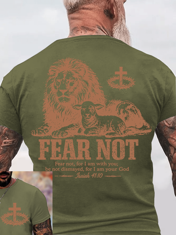 Classic Cotton Tee - Fear Not For I Am With You