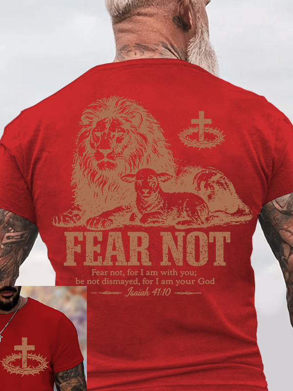 Classic Cotton Tee - Fear Not For I Am With You