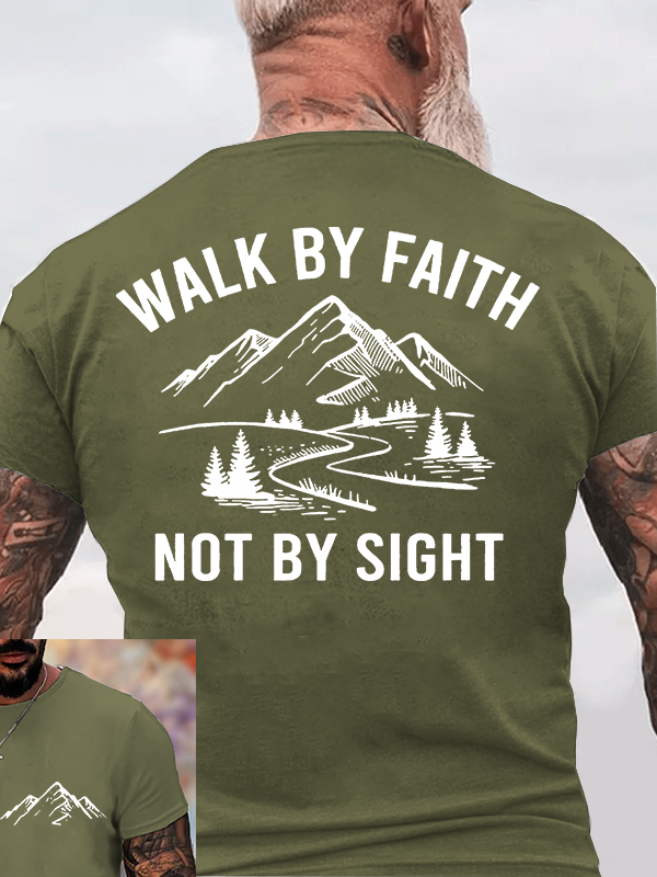 Classic Cotton Tee - Walk By Faith