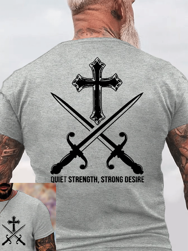 Classic Cotton Tee - Quiet Strength, Strong Desire