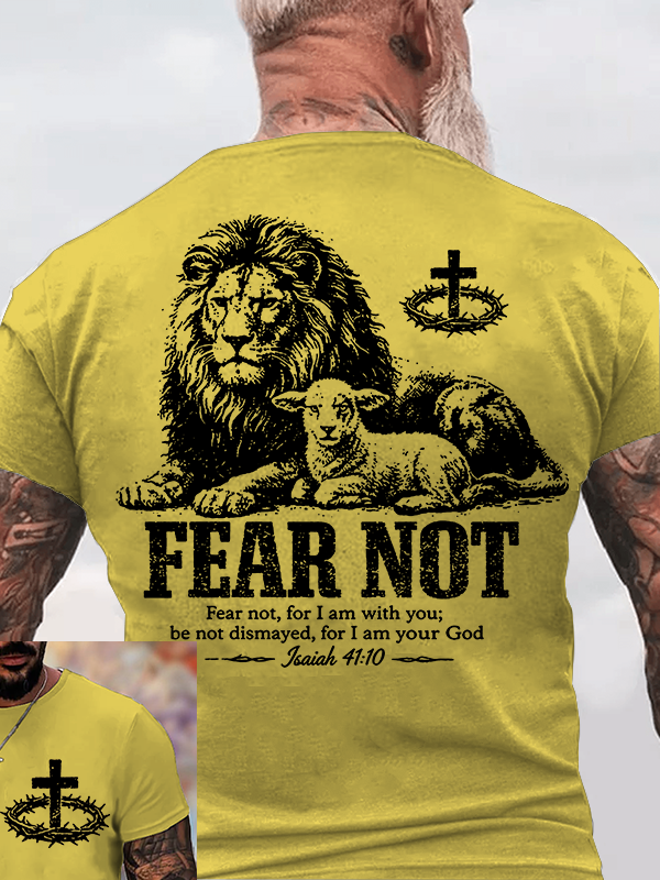 Classic Cotton Tee - Fear Not For I Am With You