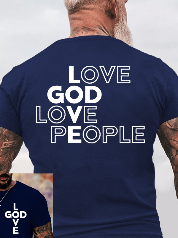 Classic Cotton Tee - Love God Love People