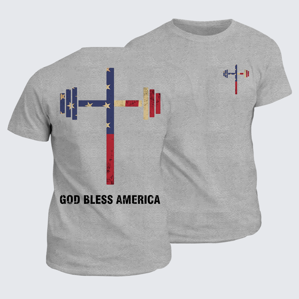Classic Cotton Tee - God Bless America