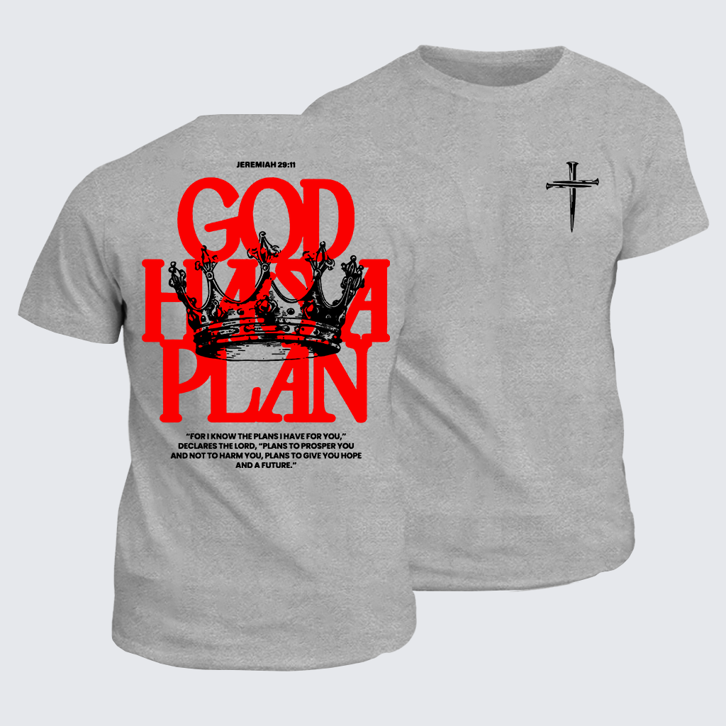 Classic Cotton Tee - God Has A Plan