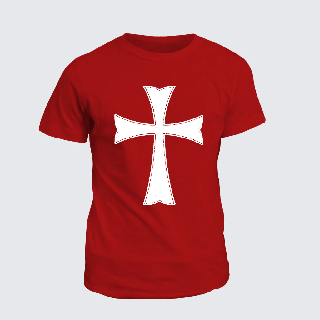 Classic Cotton Tee - Knights Templar Crusader Cross