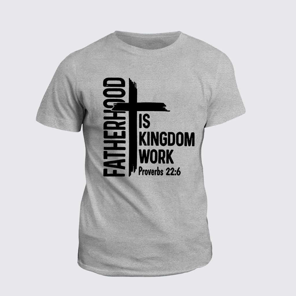 Classic Cotton Tee -  Fatherhood is Kingdom Work