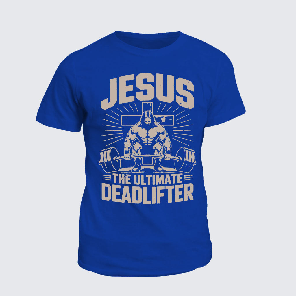 Classic Cotton Tee -  Jesus The Ultimate Deadlifter