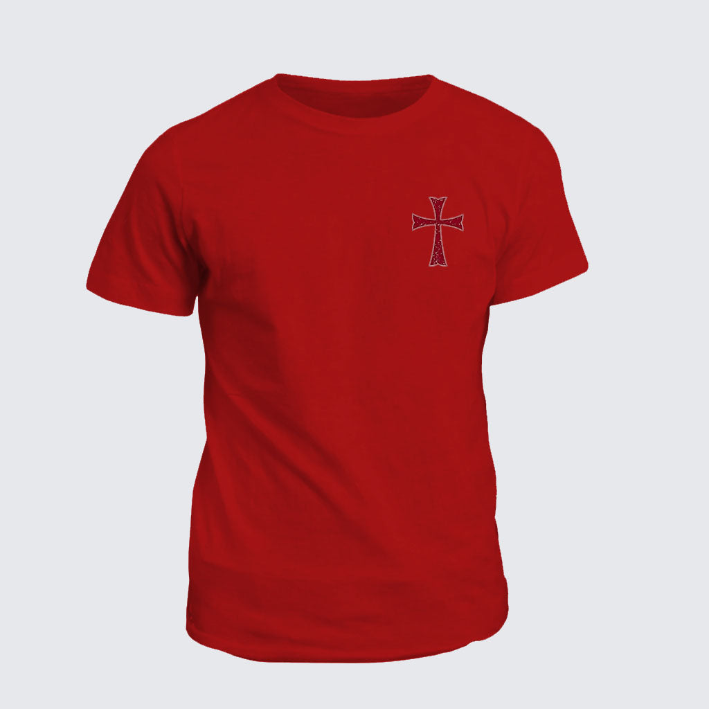 Classic Cotton Tee -  Knights Templar Crusader Cross