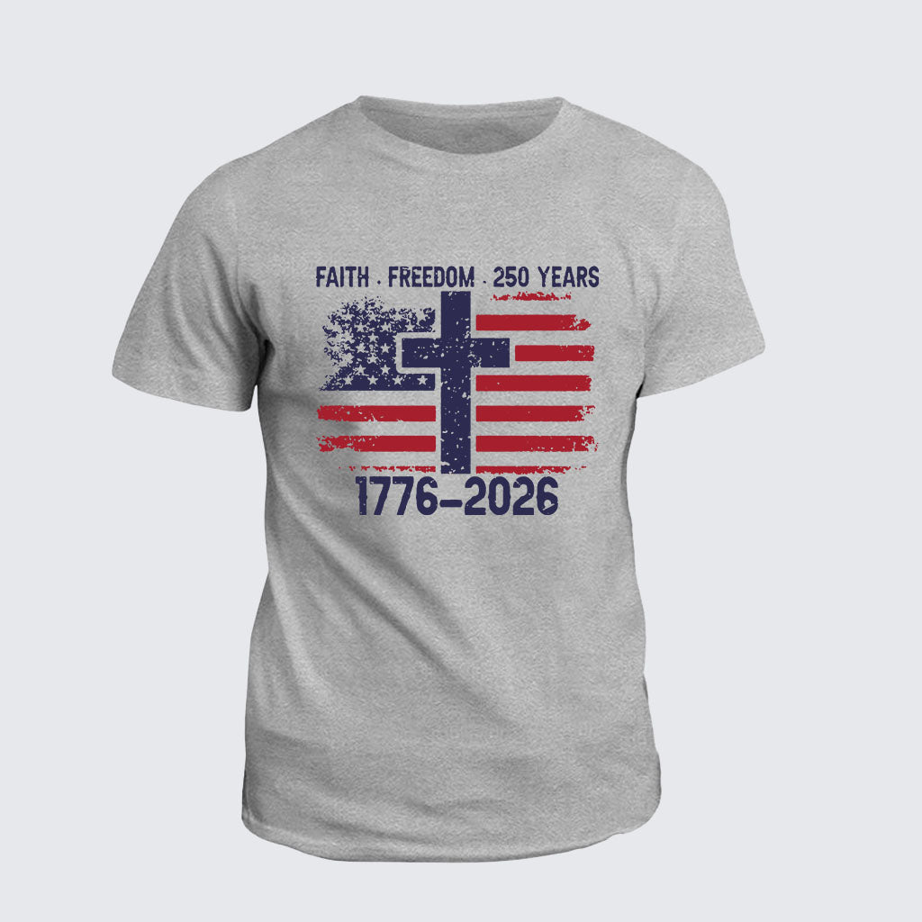 Classic Cotton Tee -  Faith Freedom