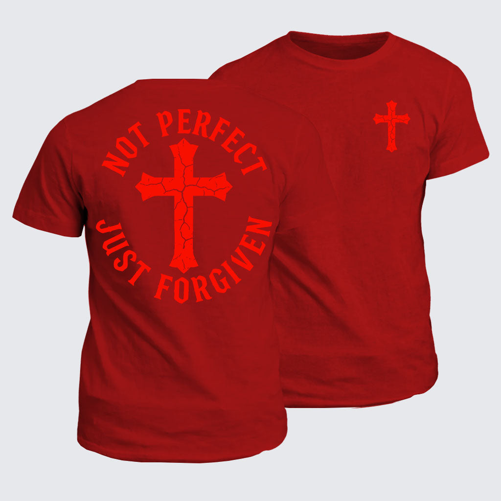 Classic Cotton Tee -  Not Perfect Just Forgiven