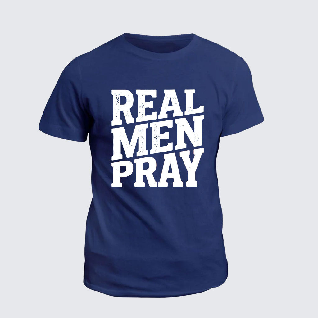 Classic Cotton Tee -  Real Men Pray