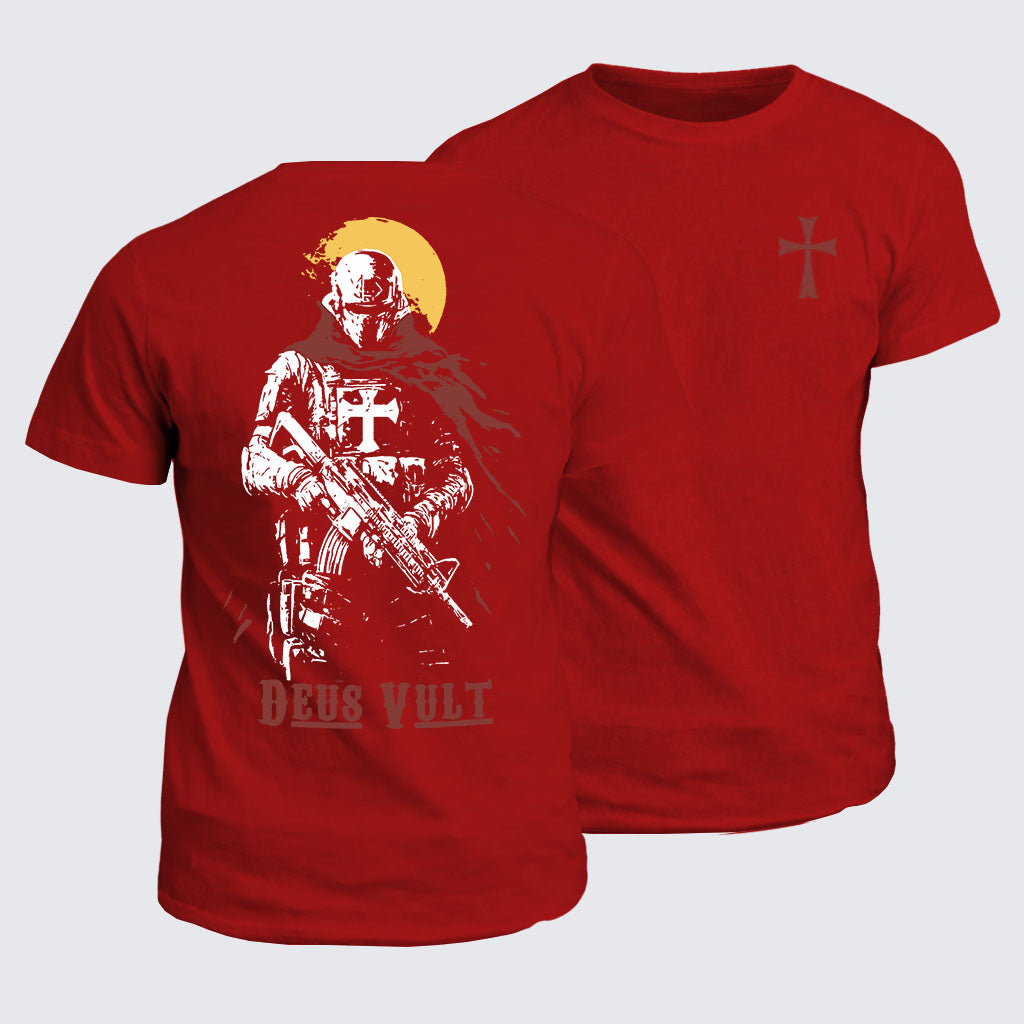 Classic Cotton Tee - Deus Vult