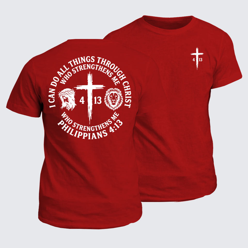 Classic Cotton Tee - All Things Through Christ