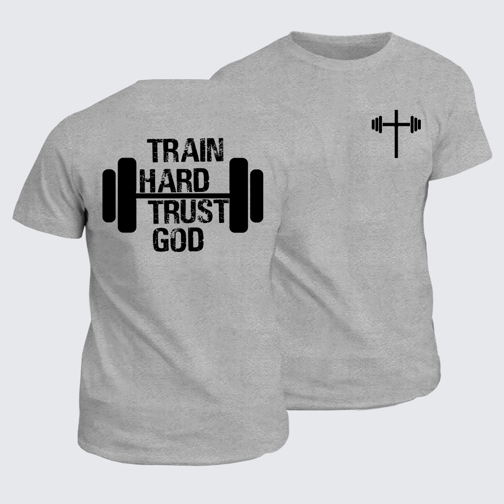 Classic Cotton Tee - Train Hard Trust God