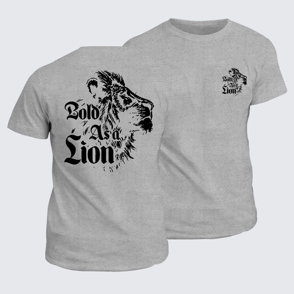 Classic Cotton Tee - Bold As A Lion