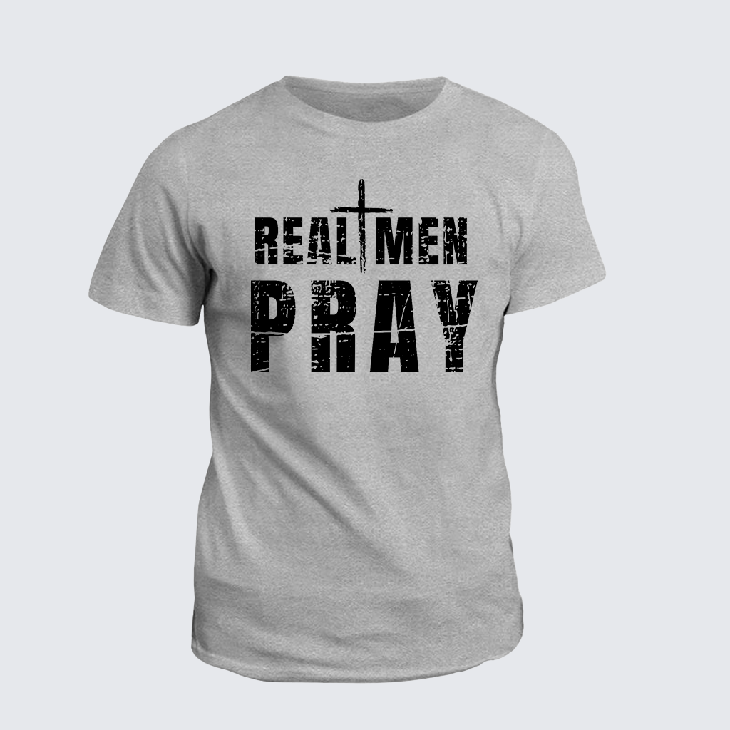 Classic Cotton Tee - Real Men Pray
