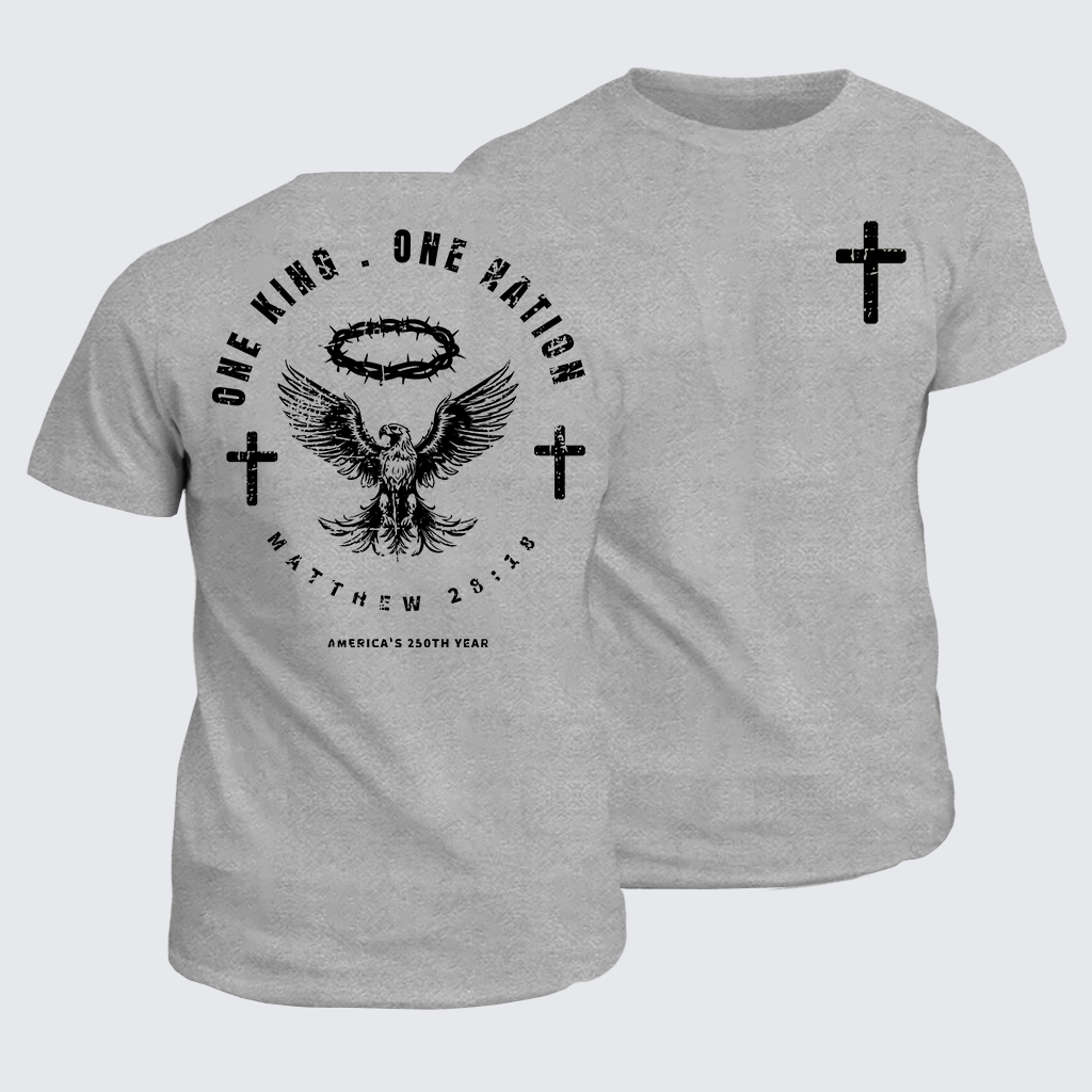 Classic Cotton Tee - One King One Nation