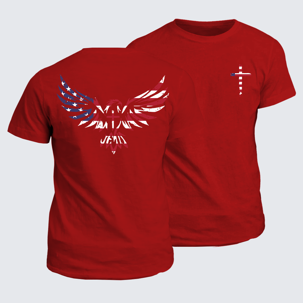 Classic Cotton Tee - Wings Like Eagles