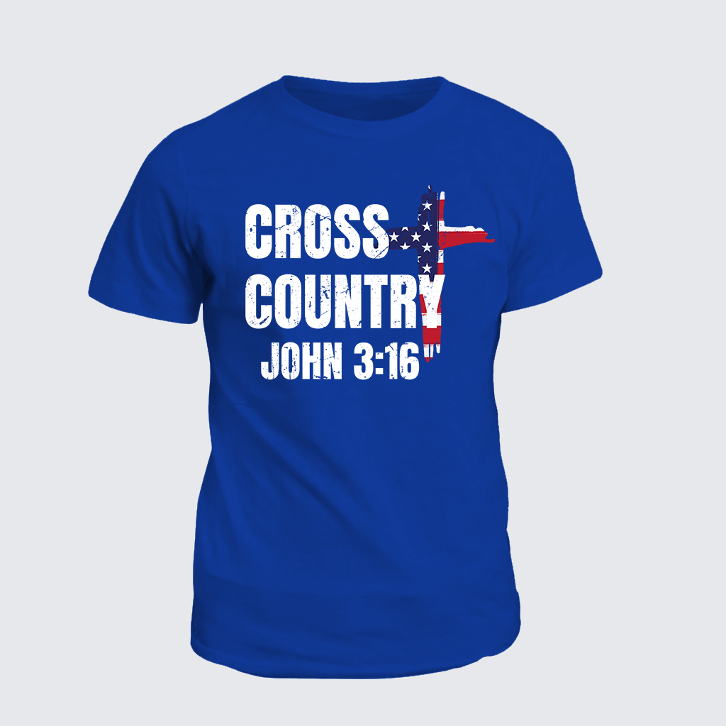 Classic Cotton Tee - Cross Country John 3:16