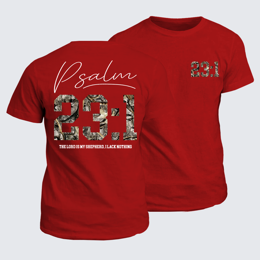 Classic Cotton Tee - Psalm 23:1