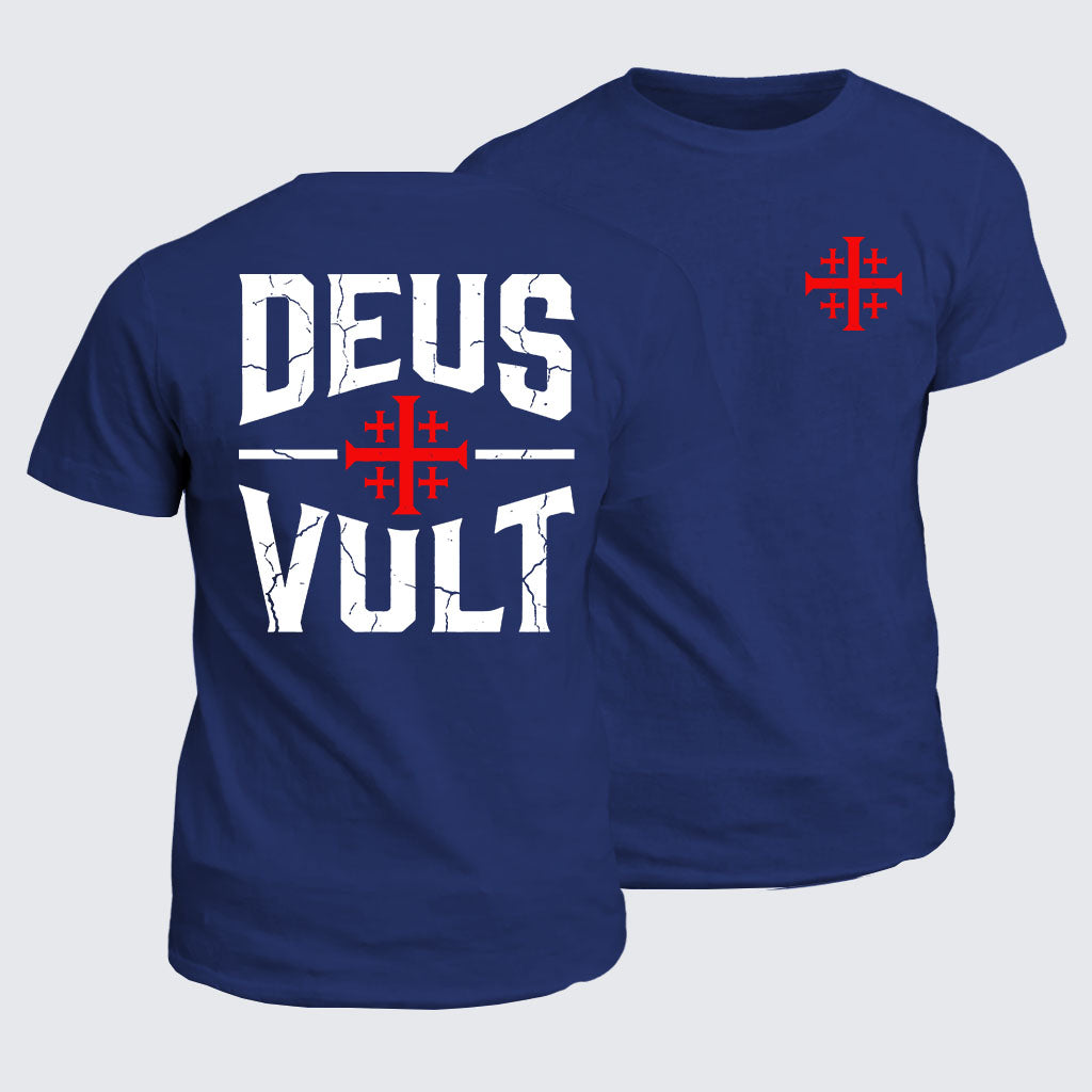 Classic Cotton Tee - Deus Vult